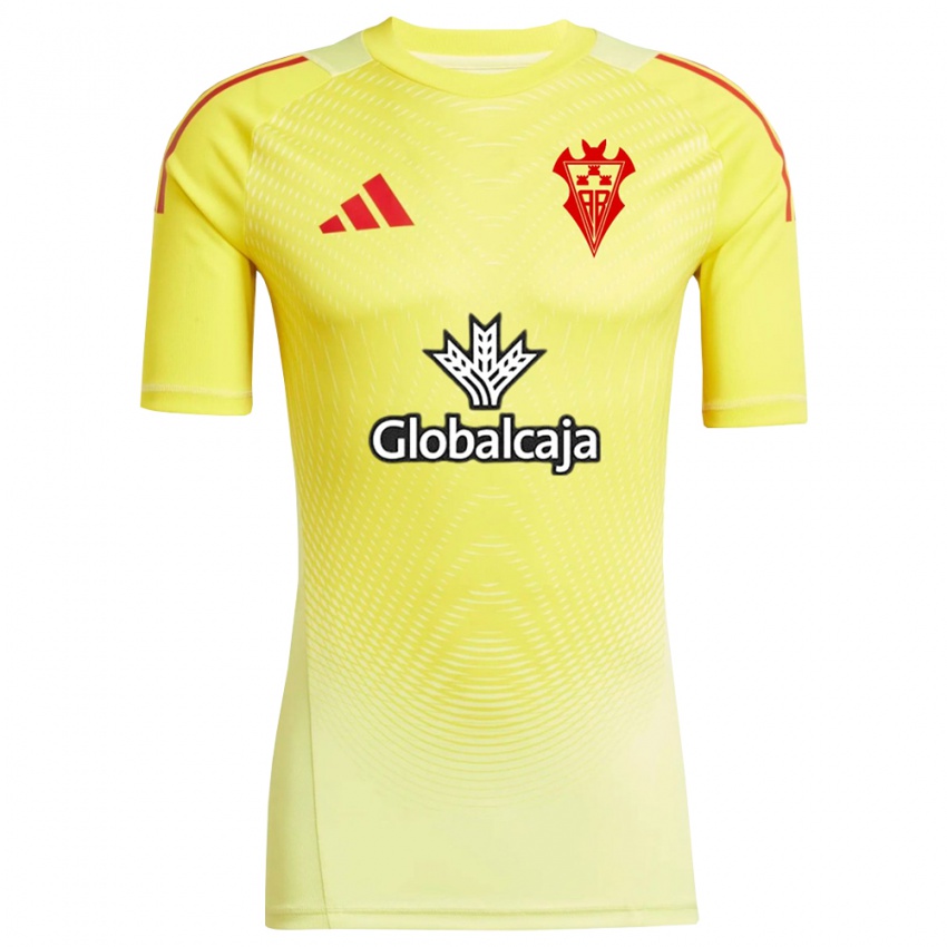 גברים אלבסטה צהוב אדום בהיר חולצת שוער 2025/26 חולצה קצרה