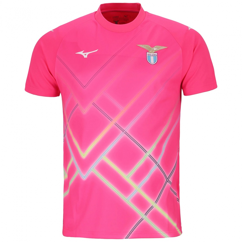 גברים לאציו ורוד עמוק חולצת שוער 2025/26 חולצה קצרה גברים לאציו ורוד עמוק חולצת שוער 2025/26 חולצה קצרה