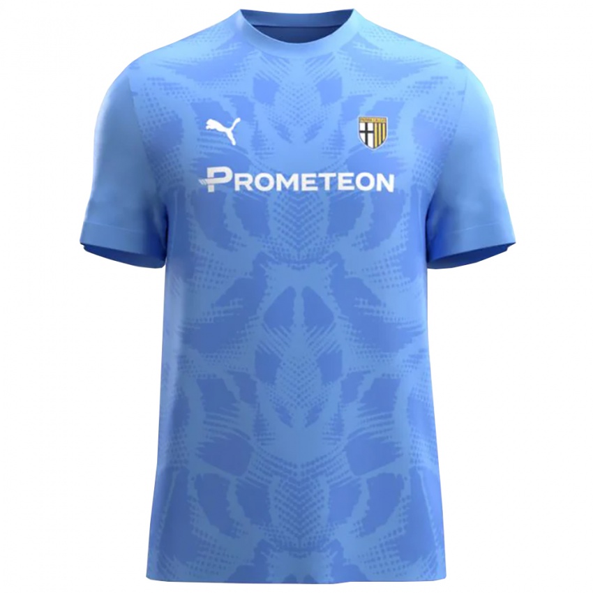 גברים אדוארדו קורבי #40 תכלת לבן חולצת שוער 2025/26 חולצה קצרה