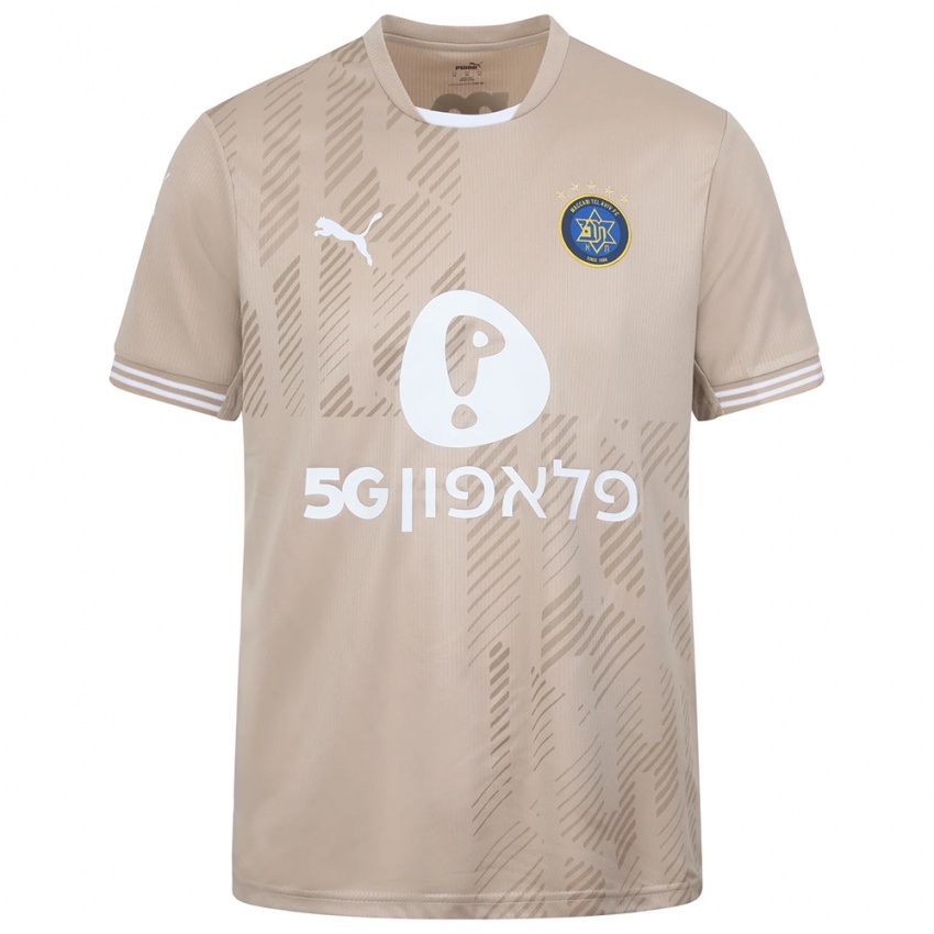 גברים מכבי תל אביב לבן בולי ווד חולצת שוער 2025/26 חולצה קצרה