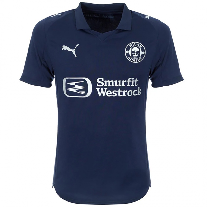 גברים קאלום רייט #8 כחול נייבי לבן הרחק ג'רזי 2025/26 חולצה קצרה