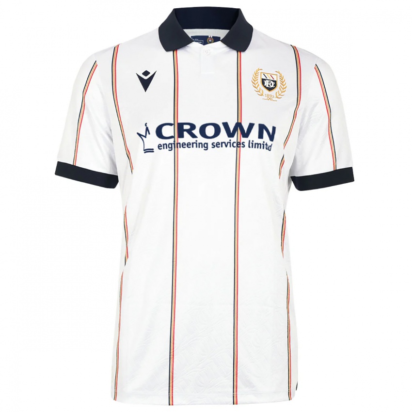 גברים בילי קומטיו #5 לבן כחול נייבי אדום הרחק ג'רזי 2025/26 חולצה קצרה