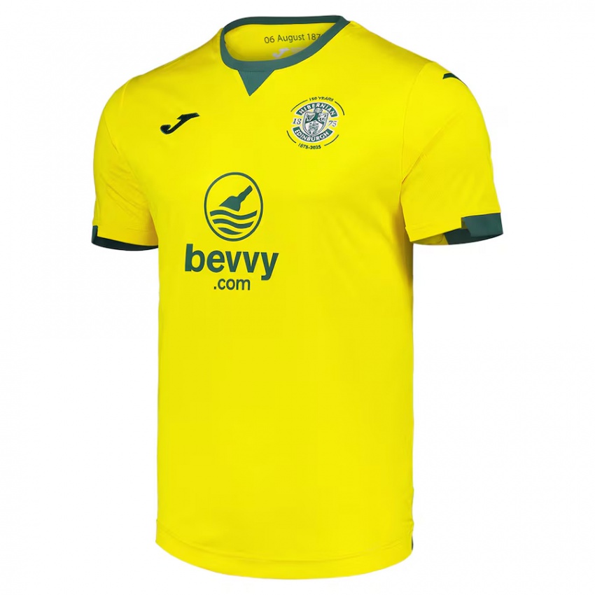 גברים השם שלך #0 צהוב ירוק הרחק ג'רזי 2025/26 חולצה קצרה