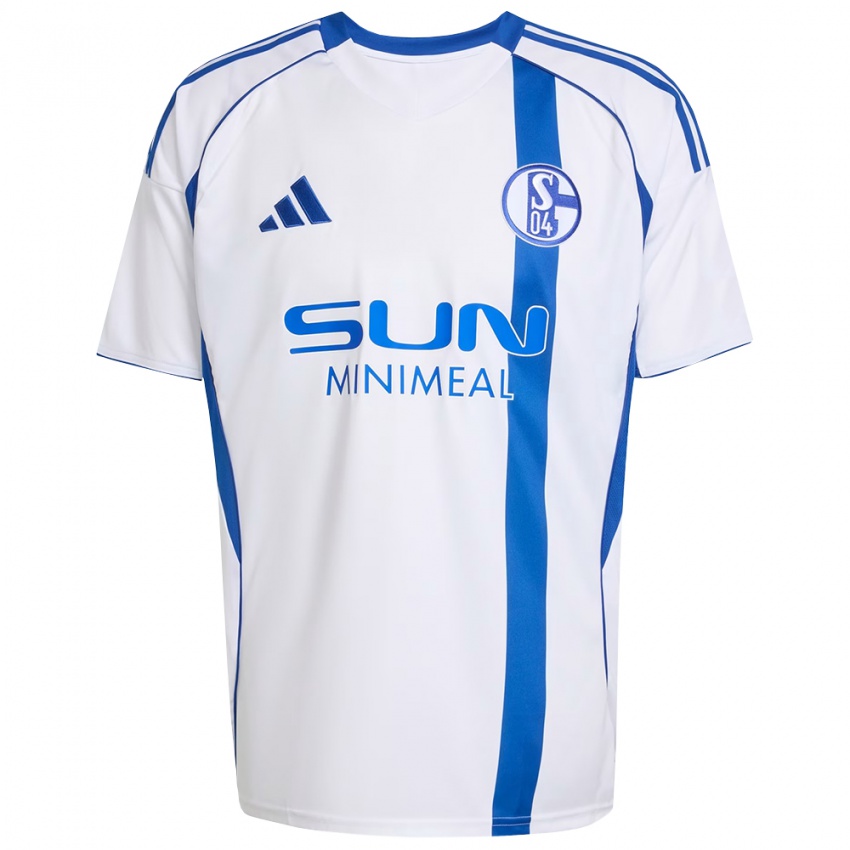 גברים מאורו זלזר #16 לבן כחול הרחק ג'רזי 2025/26 חולצה קצרה גברים מאורו זלזר #16 לבן כחול הרחק ג'רזי 2025/26 חולצה קצרה