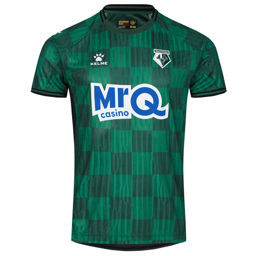 גברים Jeremy Ngakia #2 ירוק שחור הרחק ג'רזי 2025/26 חולצה קצרה גברים Jeremy Ngakia #2 ירוק שחור הרחק ג'רזי 2025/26 חולצה קצרה