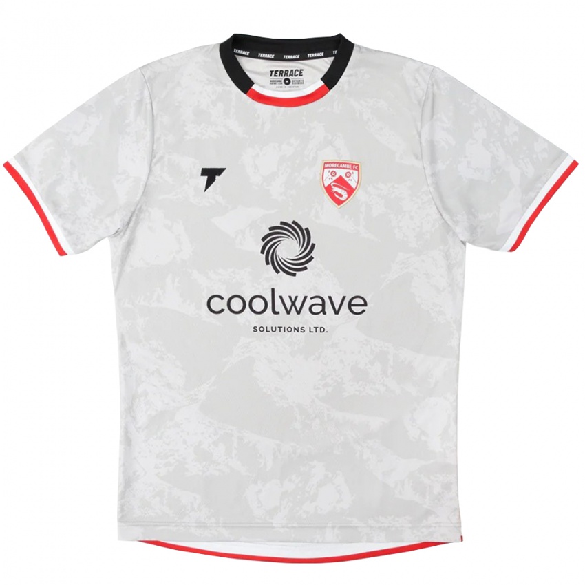 גברים הארווי מקאדם #8 לבן שחור הרחק ג'רזי 2025/26 חולצה קצרה גברים הארווי מקאדם #8 לבן שחור הרחק ג'רזי 2025/26 חולצה קצרה