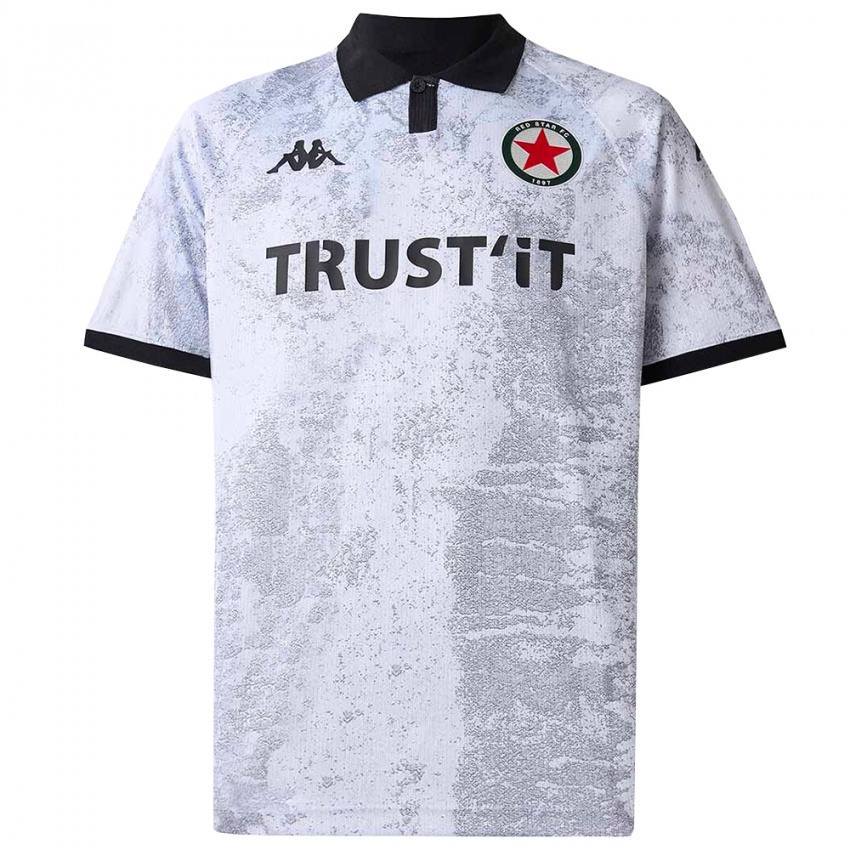 גברים סעיף-אדין חאווי #10 לבן שחור הרחק ג'רזי 2025/26 חולצה קצרה