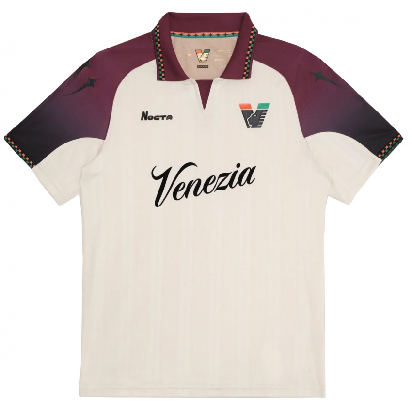 גברים גייטנו פיו אוריסטאניו #11 קרם בורדו הרחק ג'רזי 2025/26 חולצה קצרה