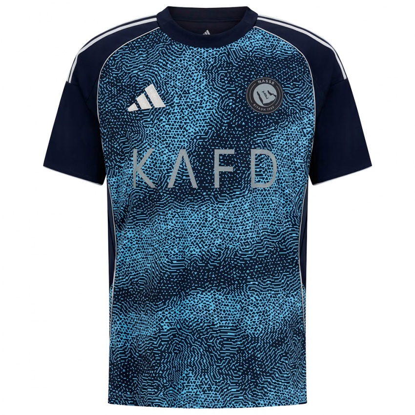 גברים איימריק לאפורט #27 כחול נייבי תכלת הרחק ג'רזי 2025/26 חולצה קצרה גברים איימריק לאפורט #27 כחול נייבי תכלת הרחק ג'רזי 2025/26 חולצה קצרה