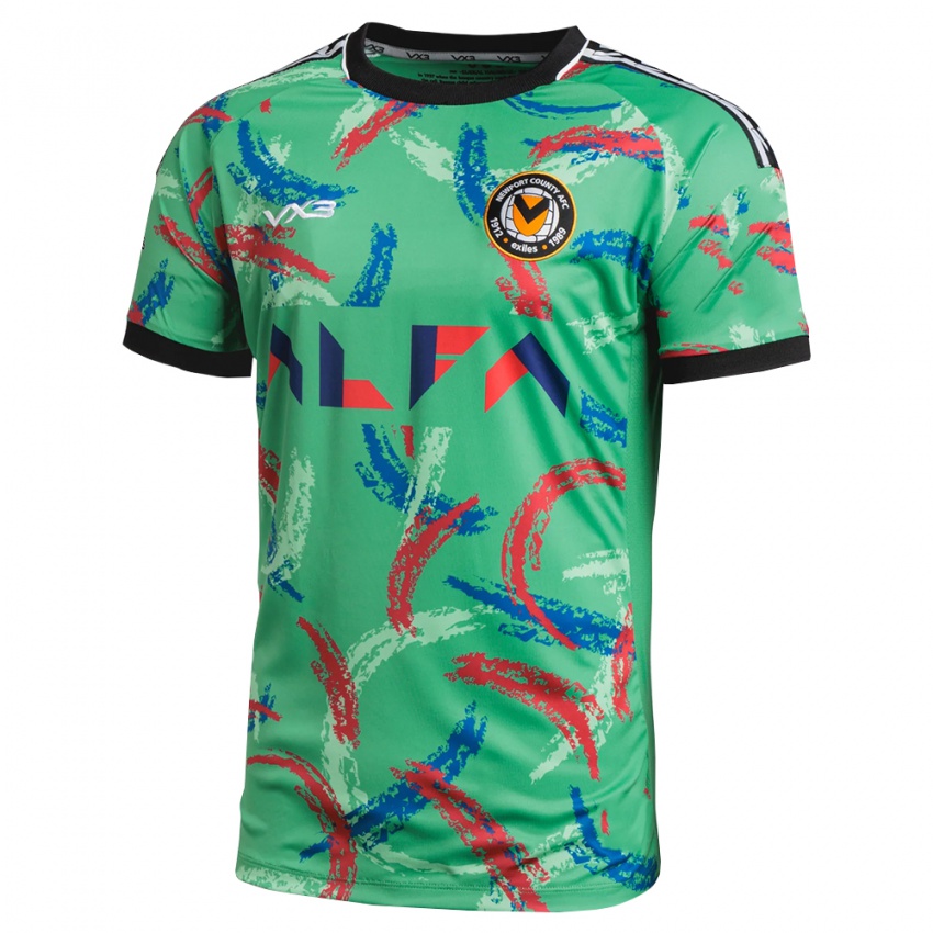 גברים ניופורט קאונטי אדום ירוק חולצת שוער 2025/26 חולצה קצרה גברים ניופורט קאונטי אדום ירוק חולצת שוער 2025/26 חולצה קצרה