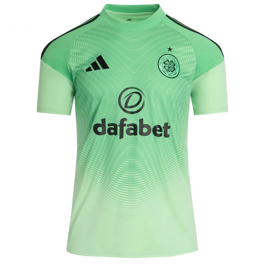 גברים סלטיק שחור ירוק בהיר חולצת שוער 2025/26 חולצה קצרה