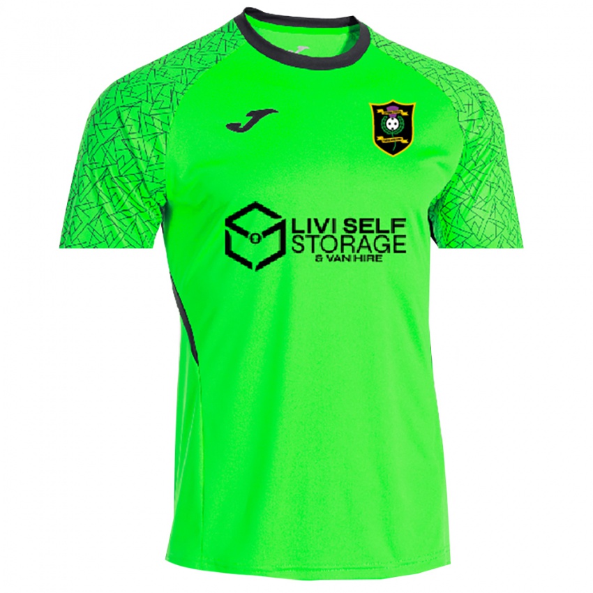 גברים ליבינגסטון ירוק שחור חולצת שוער 2025/26 חולצה קצרה