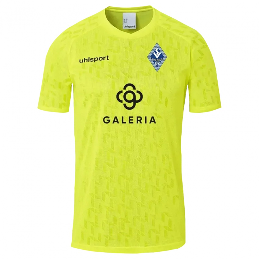 גברים וולדהוף מנהיים צהוב שחור חולצת שוער 2025/26 חולצה קצרה גברים וולדהוף מנהיים צהוב שחור חולצת שוער 2025/26 חולצה קצרה