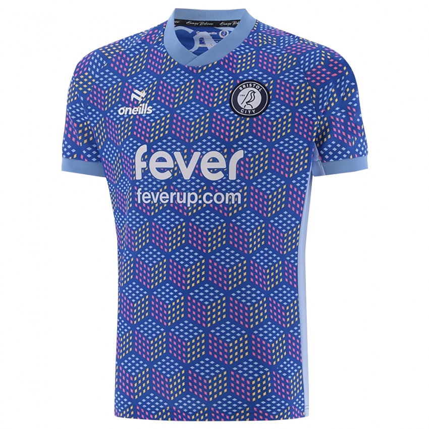 גברים בריסטול סיטי כחול שחור חולצת שוער 2025/26 חולצה קצרה