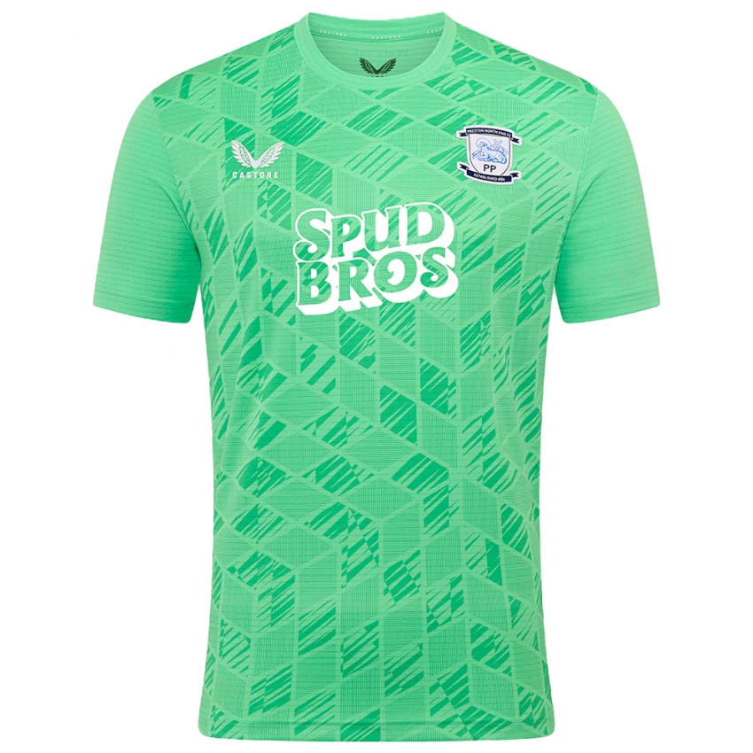 גברים פרסטון נורת' אנד טורקיז פסטל חולצת שוער 2025/26 חולצה קצרה