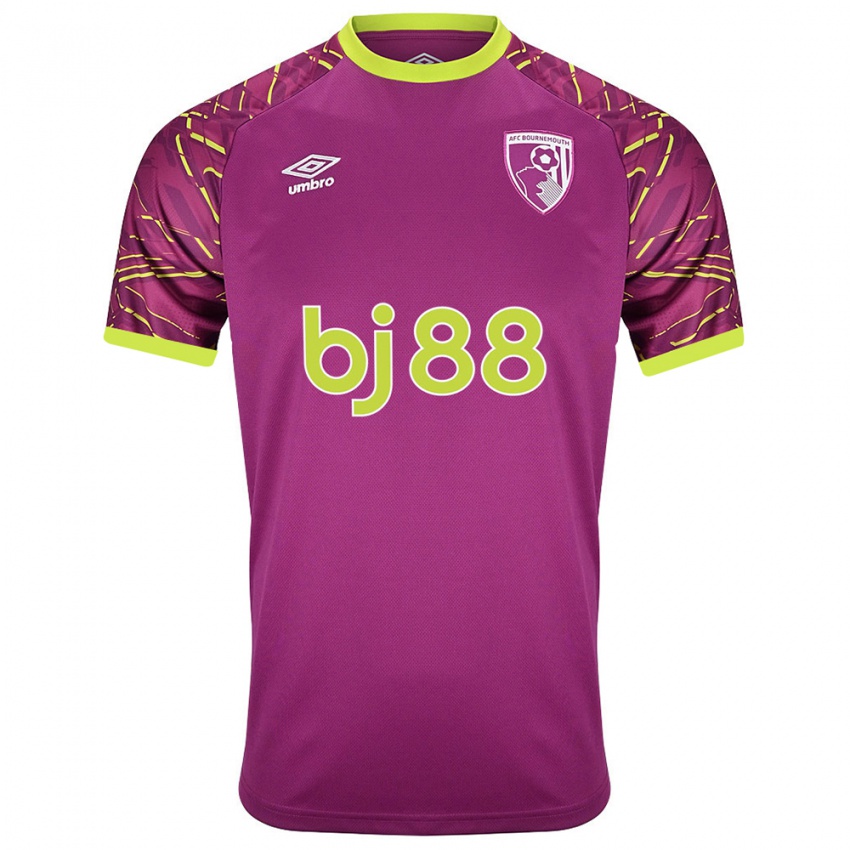 גברים בורנמות' מג'נטה כהה חולצת שוער 2025/26 חולצה קצרה