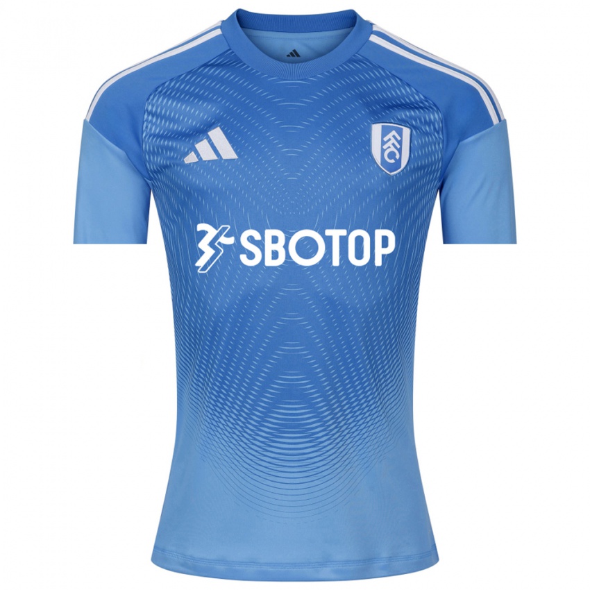 גברים פולהאם כחול לבן חולצת שוער 2025/26 חולצה קצרה גברים פולהאם כחול לבן חולצת שוער 2025/26 חולצה קצרה