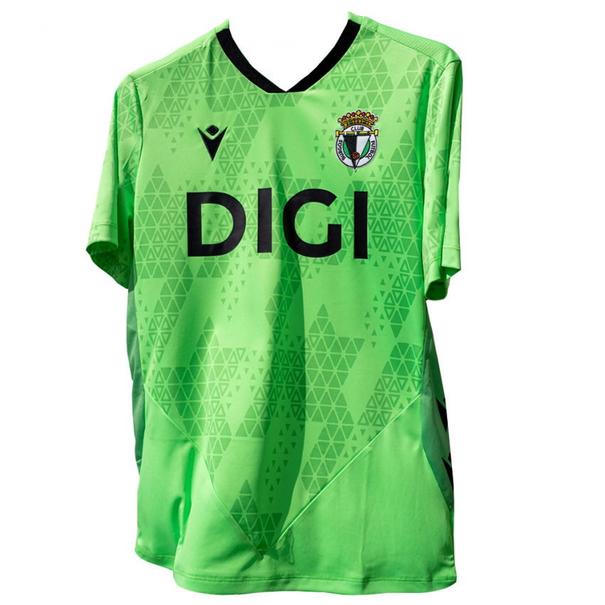 גברים בורגוס ירוק קפיצי שחור חולצת שוער 2025/26 חולצה קצרה