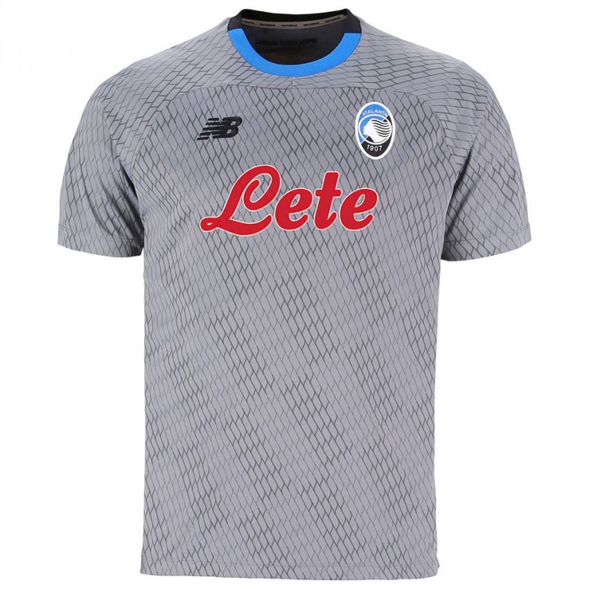 גברים אטאלנטה אפור כחול אדום חולצת שוער 2025/26 חולצה קצרה