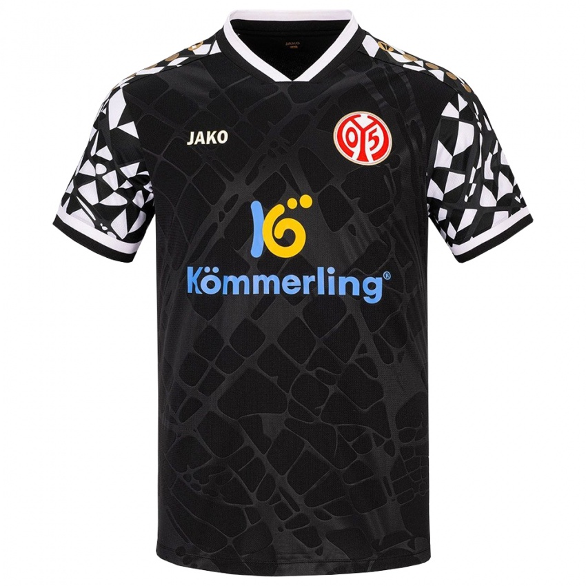 גברים מיינץ 05 שחור לבן חולצת שוער 2025/26 חולצה קצרה