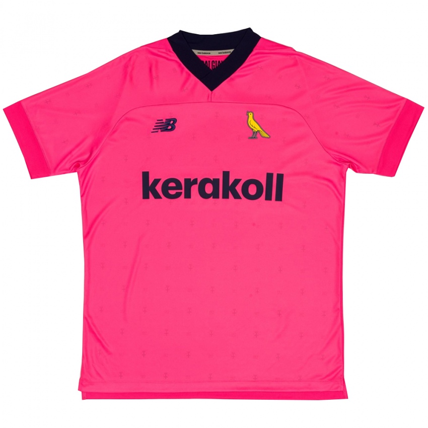 גברים מודנה ורוד עמוק שחור חולצת שוער 2025/26 חולצה קצרה