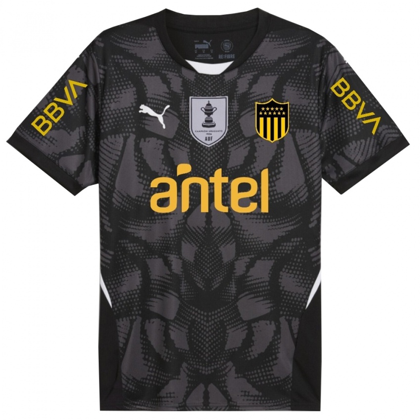 גברים פניארול זהוב שחור חולצת שוער 2025/26 חולצה קצרה