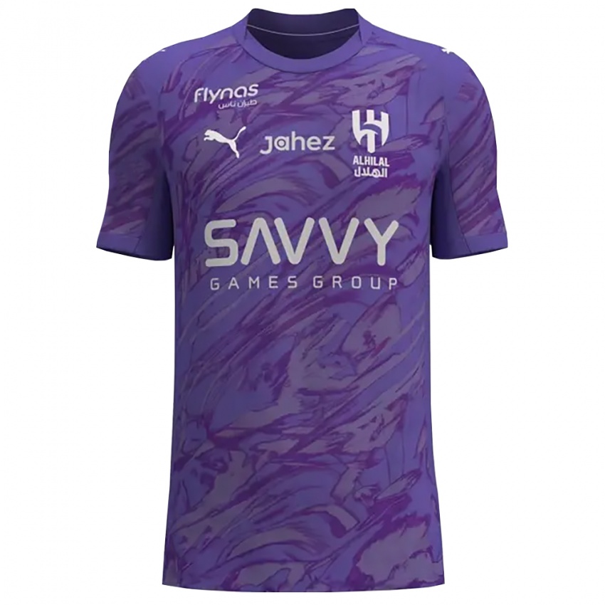 גברים אל-הילאל שחור כתום כהה חולצת שוער 2025/26 חולצה קצרה