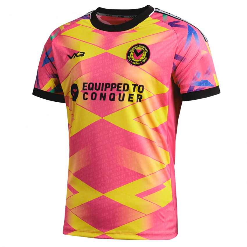 גברים ניופורט קאונטי מג'נטה חולצת שוער 2025/26 חולצה קצרה גברים ניופורט קאונטי מג'נטה חולצת שוער 2025/26 חולצה קצרה