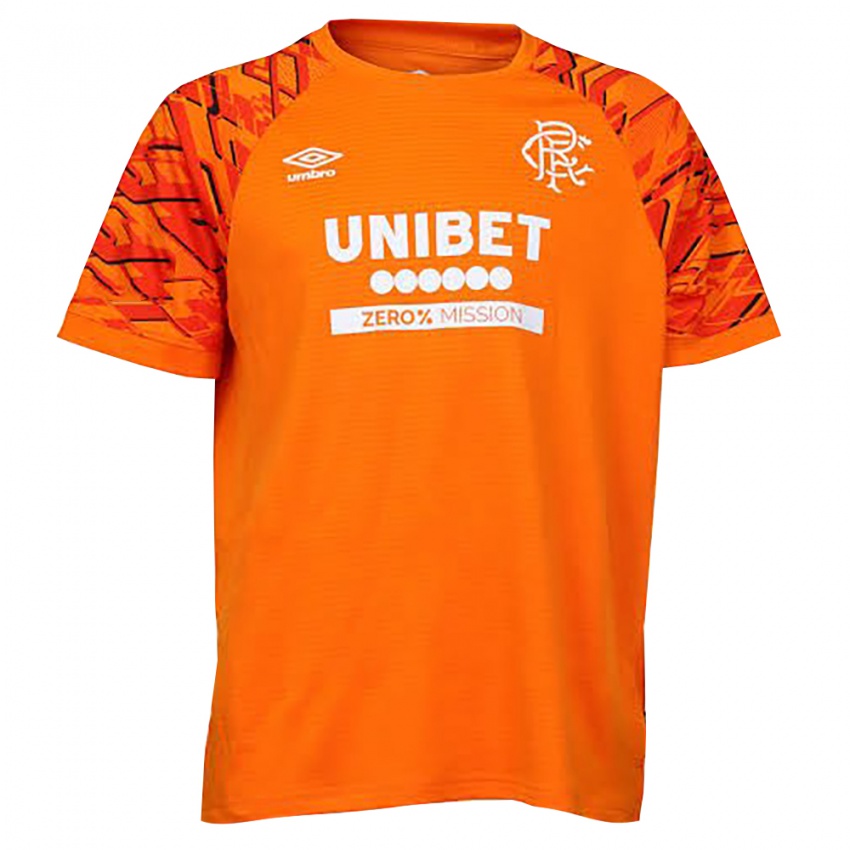 גברים גלאזגו ריינג'רס לבן כתום חולצת שוער 2025/26 חולצה קצרה