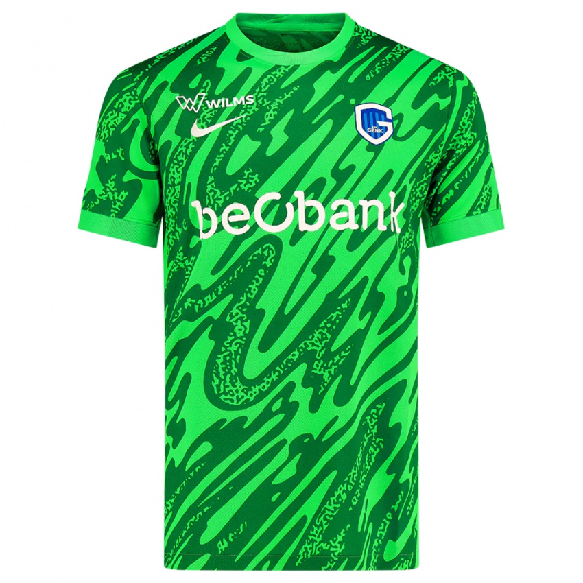 גברים ראסינג גנק ירוק כהה לבן חולצת שוער 2025/26 חולצה קצרה