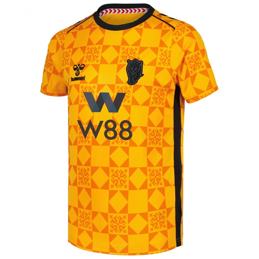 גברים אדם ריצ'רדסון #13 צהוב שחור חולצת שוער 2025/26 חולצה קצרה