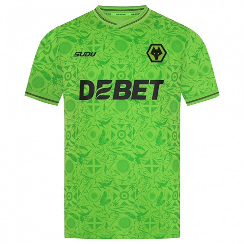 גברים Bec Thomas #13 ירוק שחור חולצת שוער 2025/26 חולצה קצרה