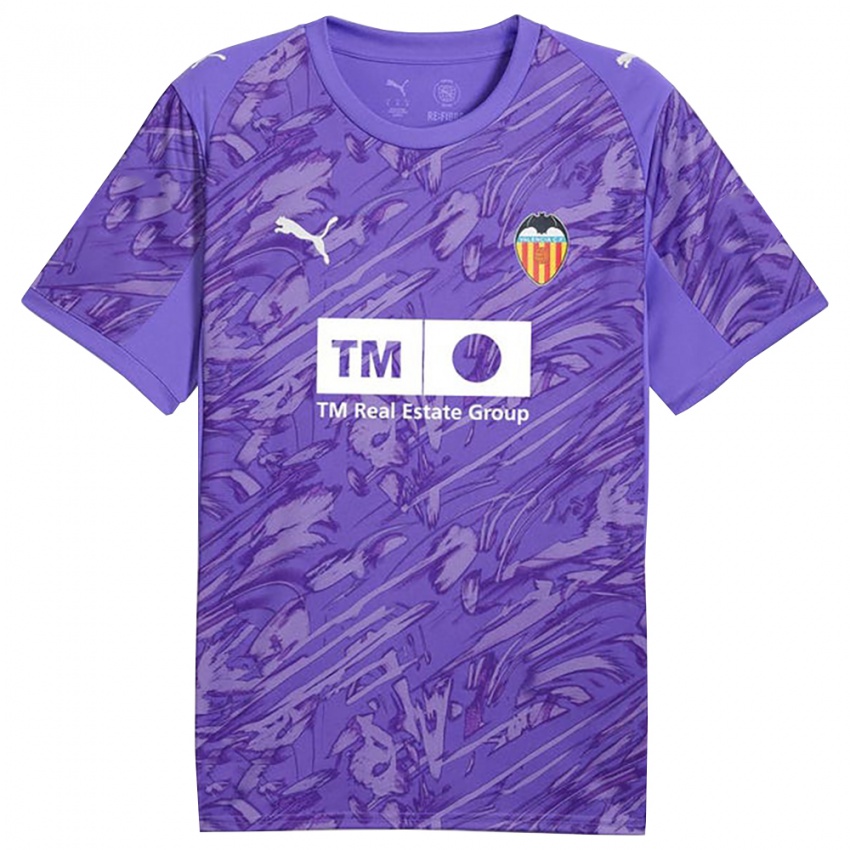 גברים ולנסיה לבנדר לבן חולצת שוער 2025/26 חולצה קצרה גברים ולנסיה לבנדר לבן חולצת שוער 2025/26 חולצה קצרה