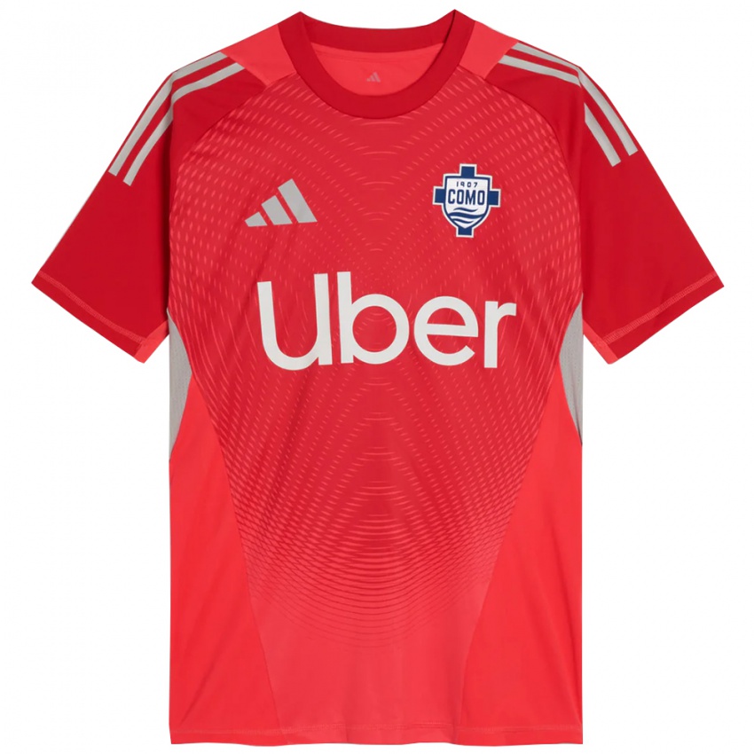 גברים קומו 1907 אפור אדום חולצת שוער 2025/26 חולצה קצרה