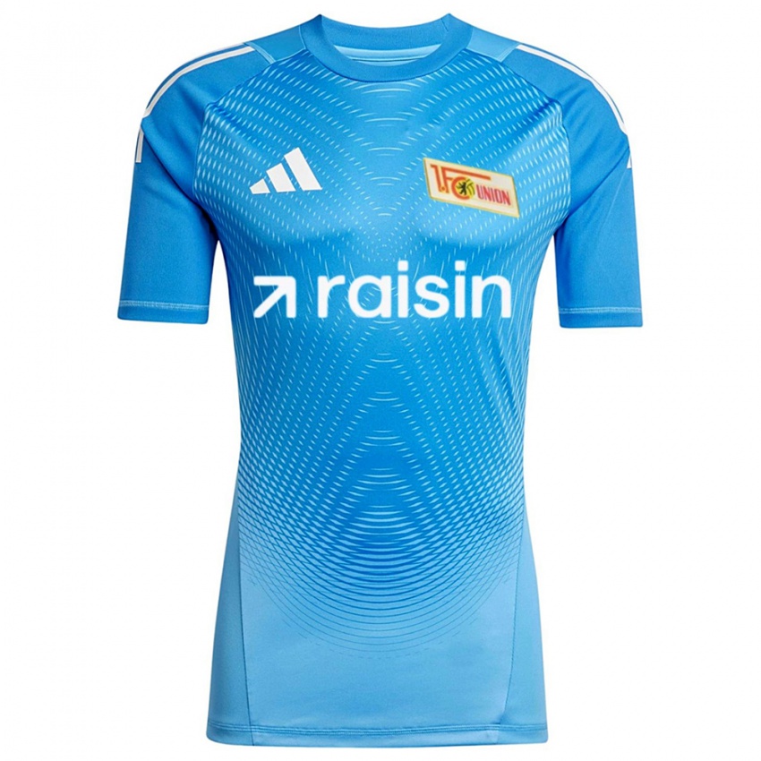 גברים אוניון ברלין שחור כחול חולצת שוער 2025/26 חולצה קצרה