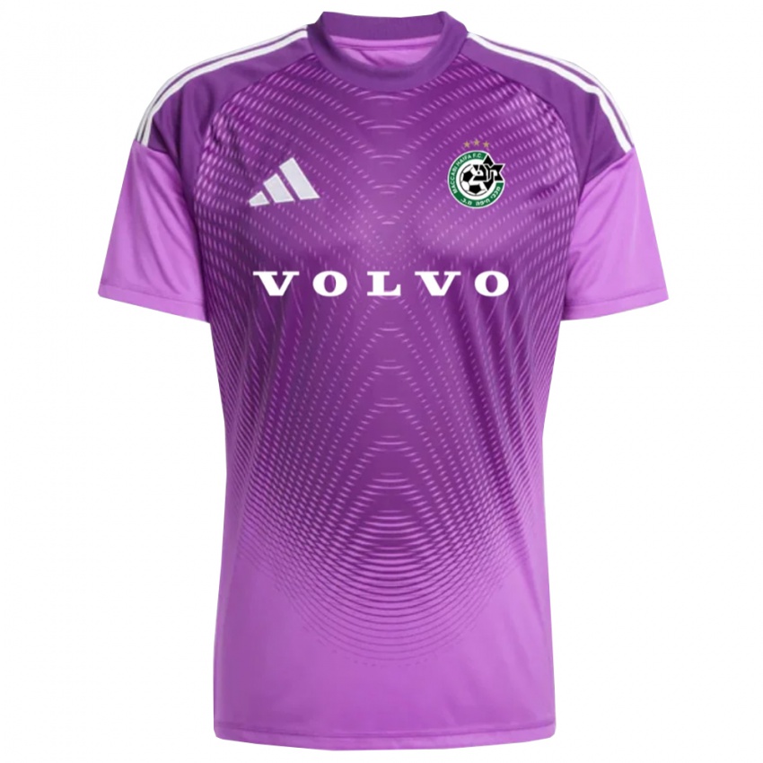 גברים מכבי חיפה סגול לילך חולצת שוער 2025/26 חולצה קצרה