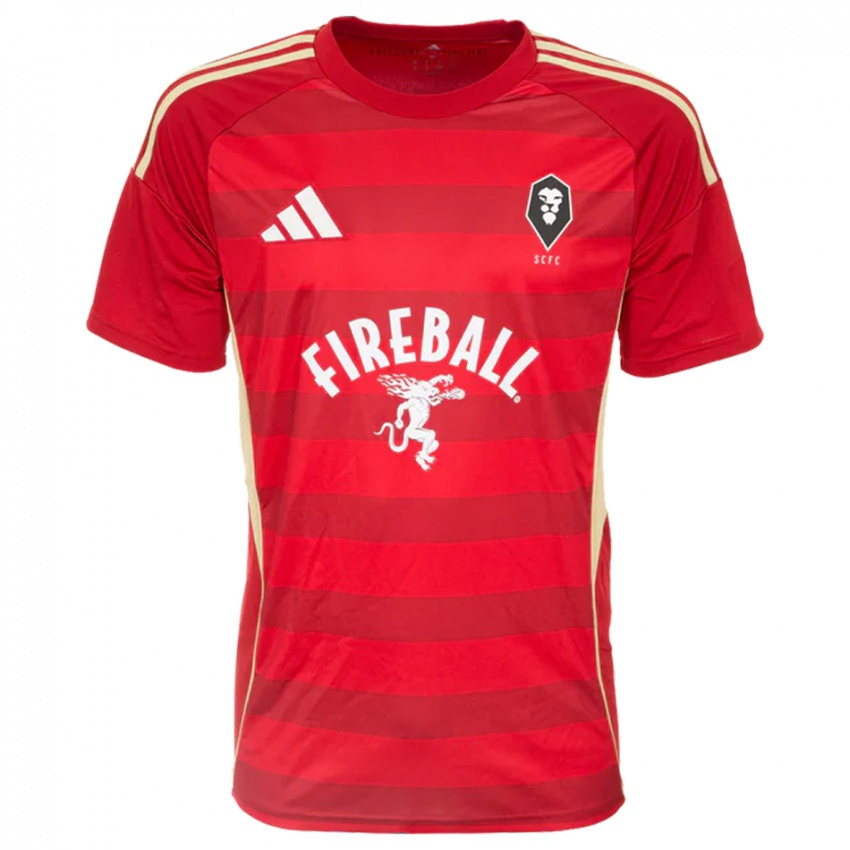 נשים בן וודברן #7 אדום לבן ג'רזי ביתית 2025/26 חולצה קצרה