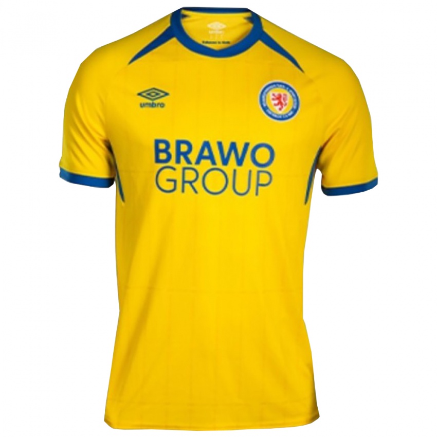 נשים כריסטיאן קונטה #32 צהוב כחול ג'רזי ביתית 2025/26 חולצה קצרה