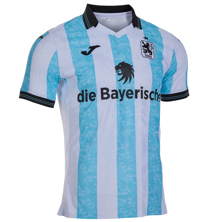 נשים מקס כריסטיאנסן #13 לבן תכלת ג'רזי ביתית 2025/26 חולצה קצרה