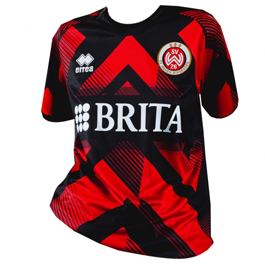 נשים השם שלך #0 שחור אדום ג'רזי ביתית 2025/26 חולצה קצרה