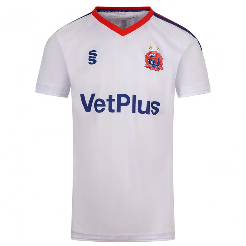 נשים Millie Crook #13 לבן כחול נייבי ג'רזי ביתית 2025/26 חולצה קצרה