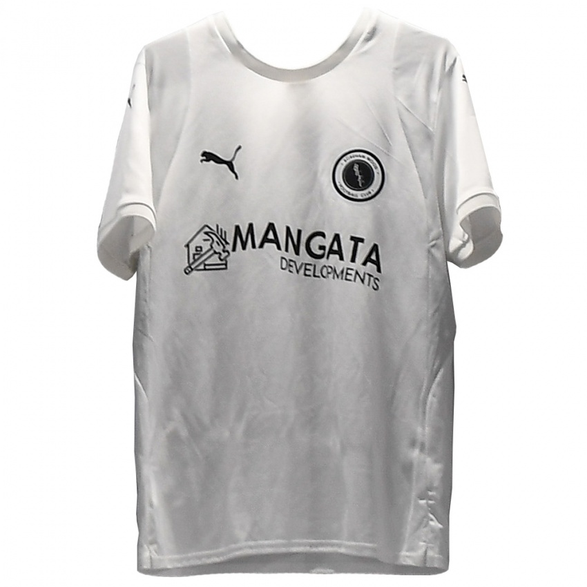 נשים Joe Newton #3 לבן אפור ג'רזי ביתית 2025/26 חולצה קצרה