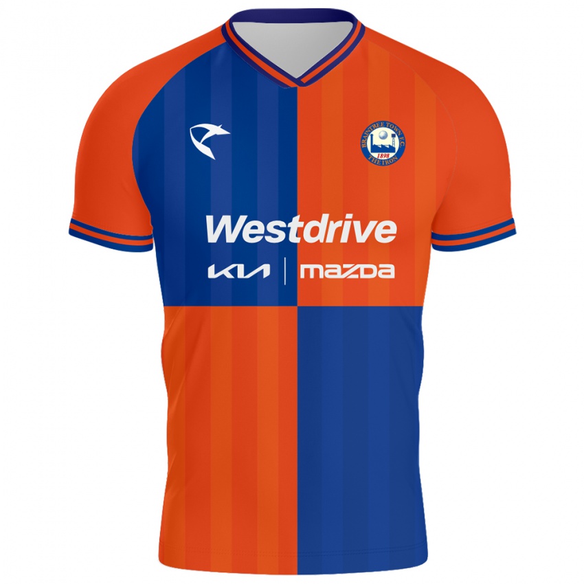 נשים פלטשר האברד #7 כתום כחול מלכותי ג'רזי ביתית 2025/26 חולצה קצרה