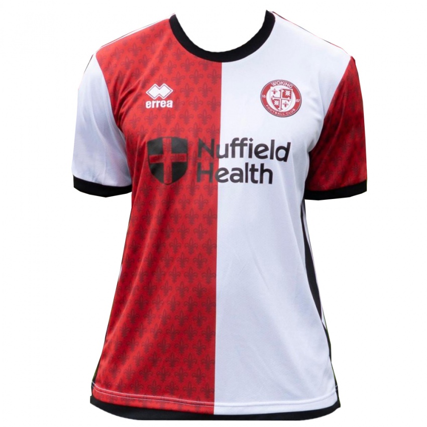 נשים השם שלך #0 אדום לבן ג'רזי ביתית 2025/26 חולצה קצרה נשים השם שלך #0 אדום לבן ג'רזי ביתית 2025/26 חולצה קצרה