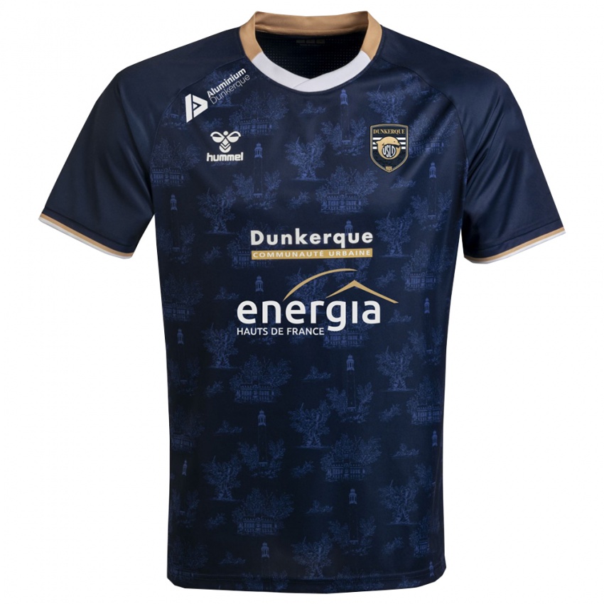 נשים Aaron Diop #5 כחול נייבי זהב ג'רזי ביתית 2025/26 חולצה קצרה