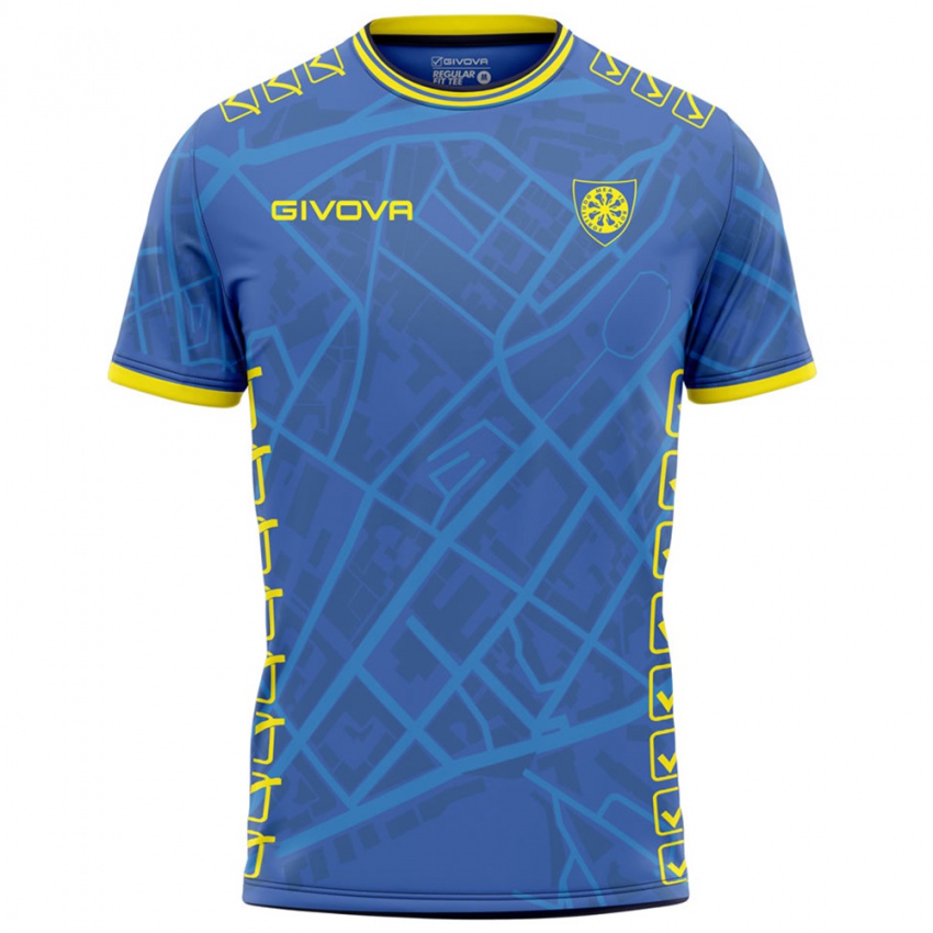 נשים Alessandro Cucurnia #0 כחול שמיים צהוב ג'רזי ביתית 2025/26 חולצה קצרה