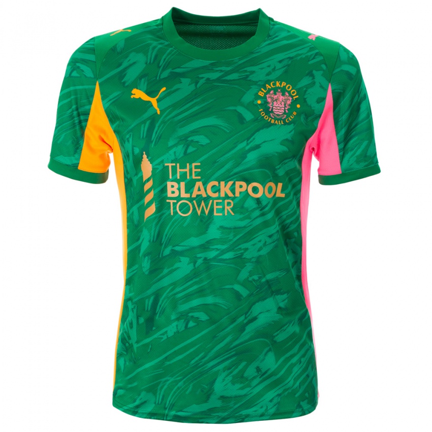 נשים פרנקו רוויסולי #25 כתום ירוק חולצת שוער 2025/26 חולצה קצרה