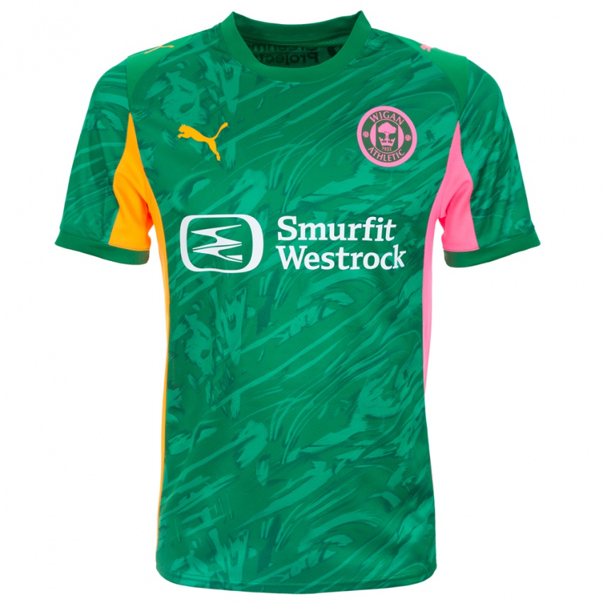 נשים סם טיקל #1 ירוק ורוד כתום חולצת שוער 2025/26 חולצה קצרה