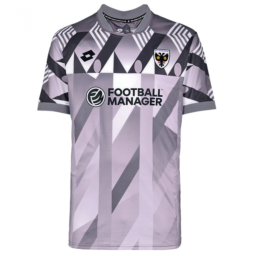 נשים ווימבלדון אפור בהיר חולצת שוער 2025/26 חולצה קצרה