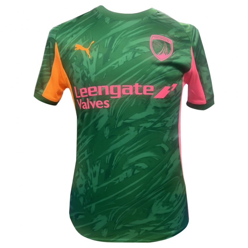 נשים Kurtis England #13 ירוק ורוד כתום חולצת שוער 2025/26 חולצה קצרה